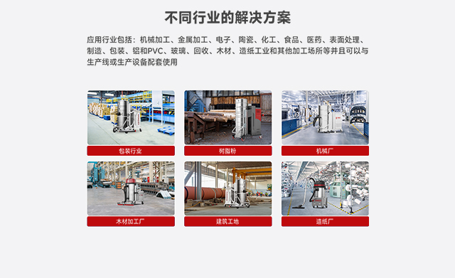 不同行业的解决方案
