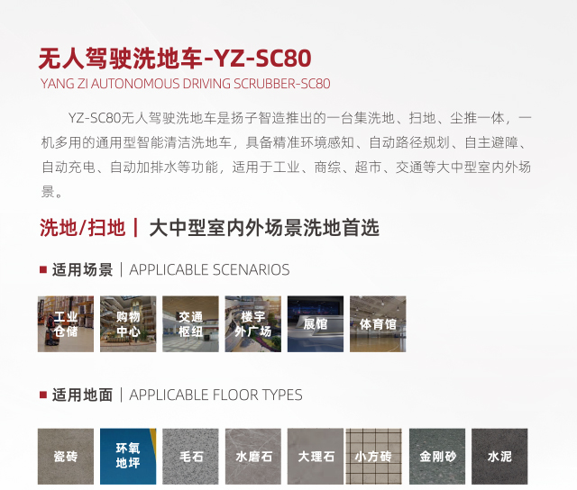 大中型室内外场景洗地首选