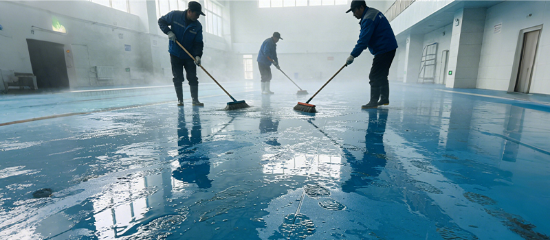 人工清洁效果