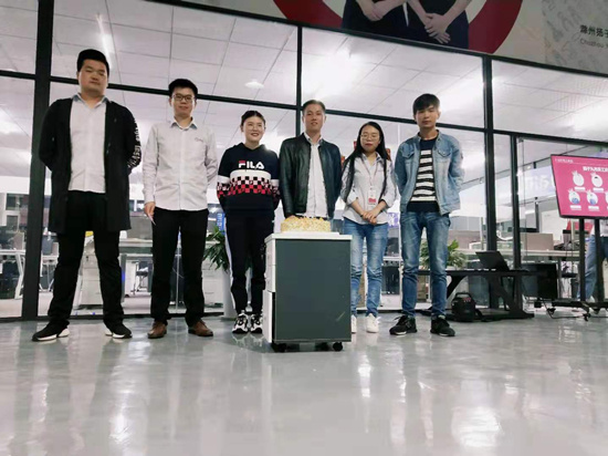 千亿国际游戏官网清洁10月员工生日祝福